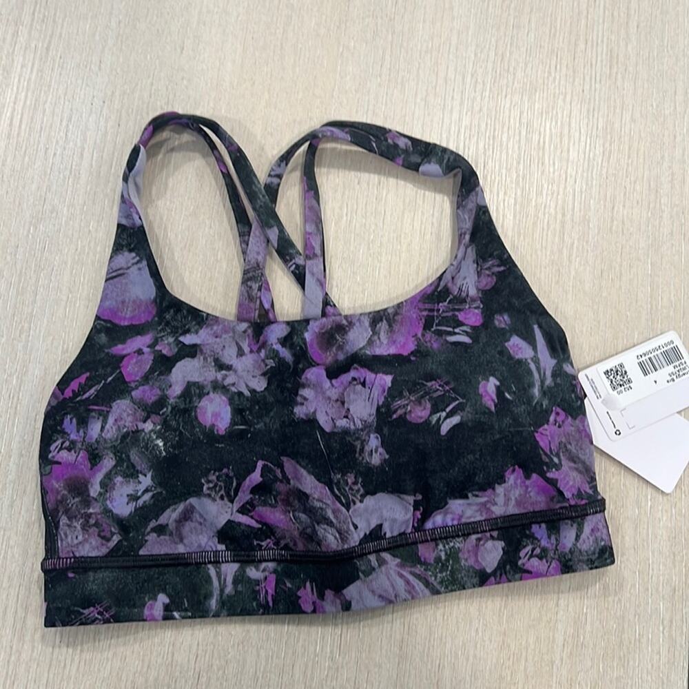 Lululemon sports bra floral